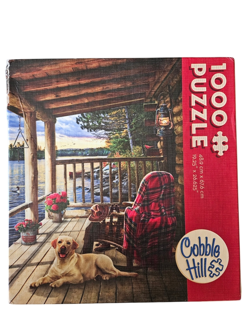 Cobble Hill 1000 Piece Puzzle, "Cabin Porch"